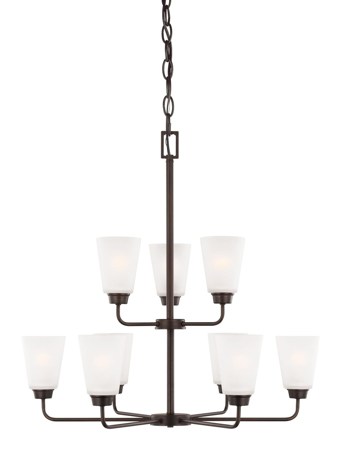 GENERATION LIGHTING, KERRVILLE NINE LIGHT CHANDELIER, CHANDELIER LIGHT