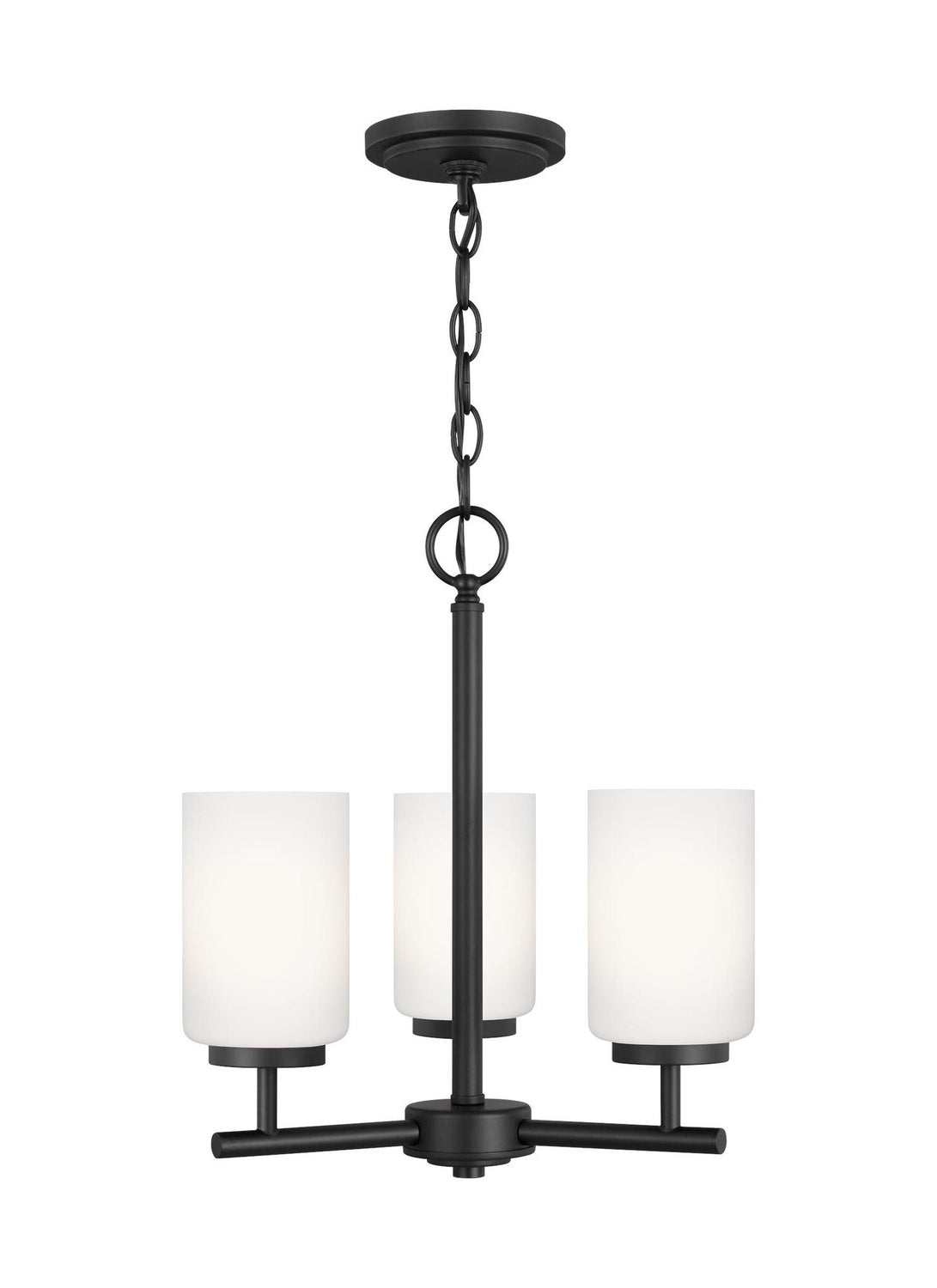 GENERATION LIGHTING, OSLO THREE LIGHT CHANDELIER, CHANDELIER LIGHT
