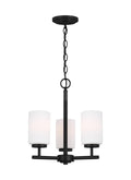 GENERATION LIGHTING, OSLO THREE LIGHT CHANDELIER, CHANDELIER LIGHT