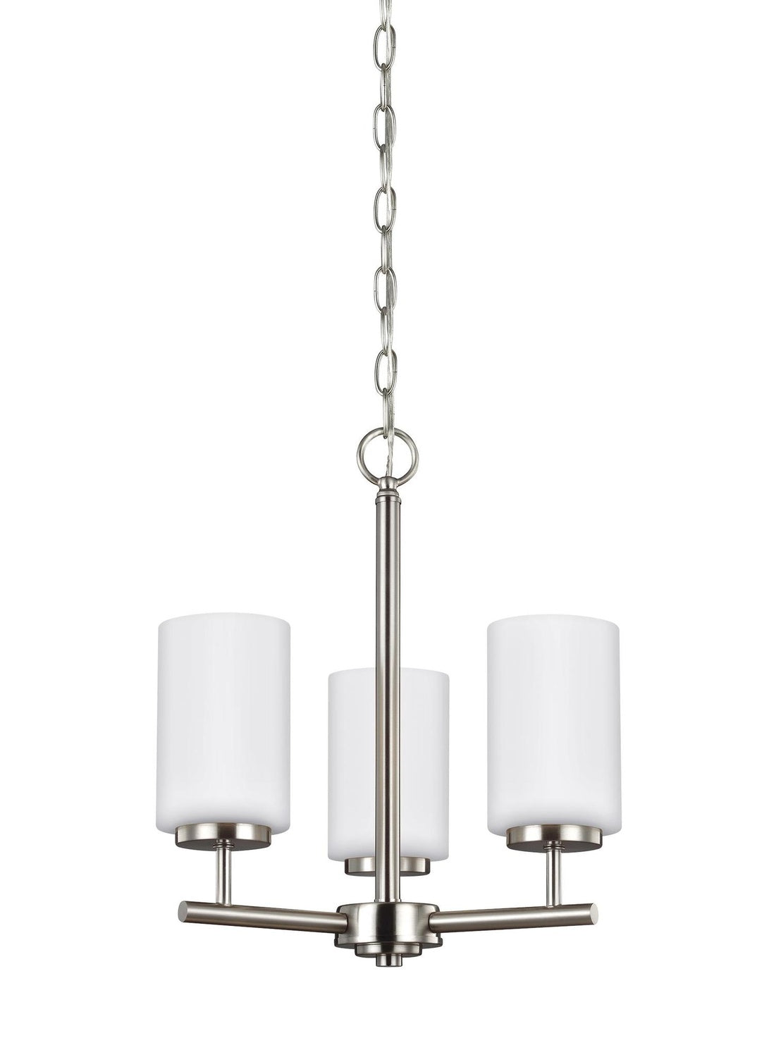 GENERATION LIGHTING, OSLO THREE LIGHT CHANDELIER, CHANDELIER LIGHT