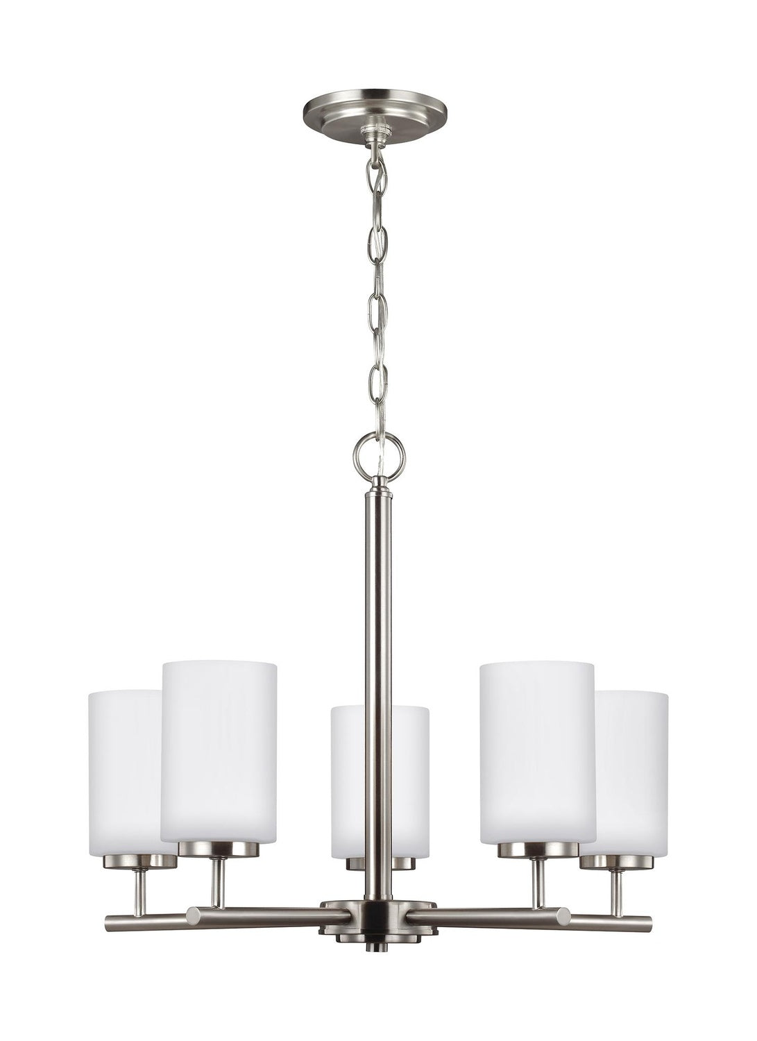 GENERATION LIGHTING, OSLO FIVE LIGHT CHANDELIER, CHANDELIER LIGHT
