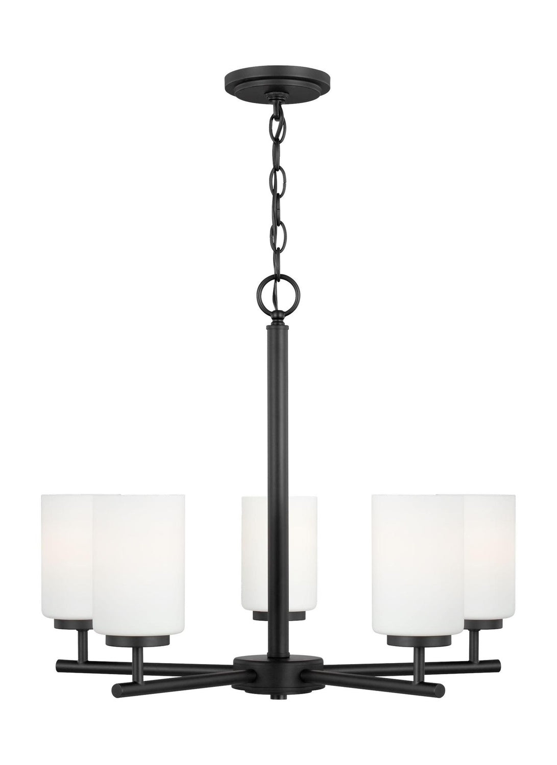GENERATION LIGHTING, OSLO FIVE LIGHT CHANDELIER, CHANDELIER LIGHT