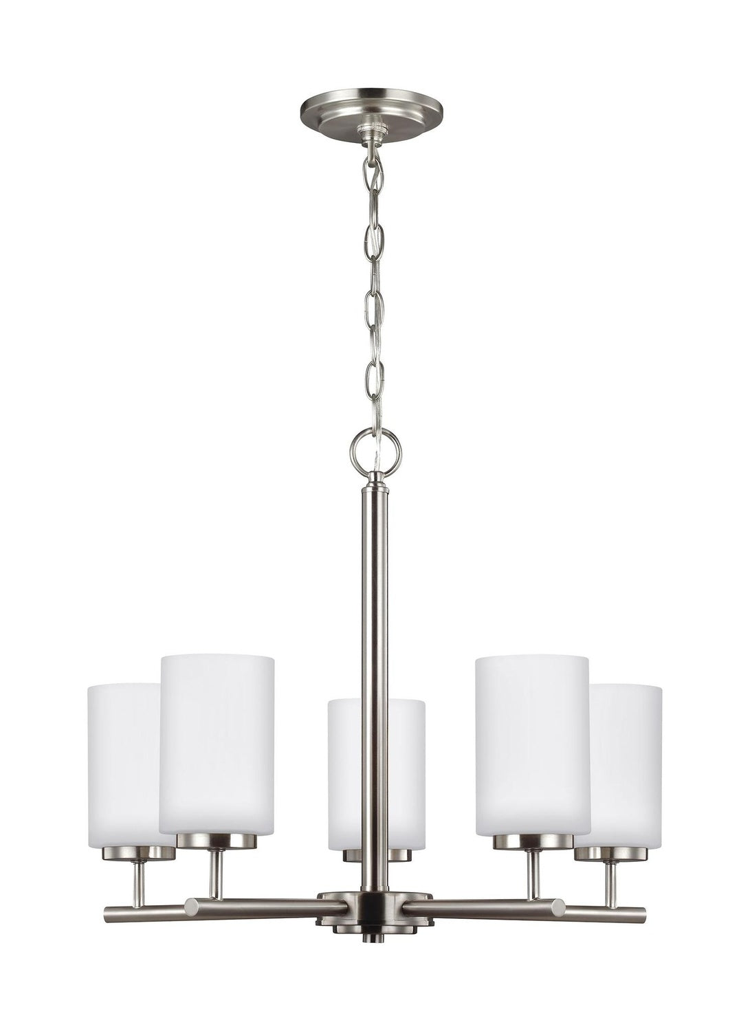 GENERATION LIGHTING, OSLO FIVE LIGHT CHANDELIER, CHANDELIER LIGHT