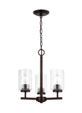 GENERATION LIGHTING, OSLO THREE LIGHT CHANDELIER, CHANDELIER LIGHT