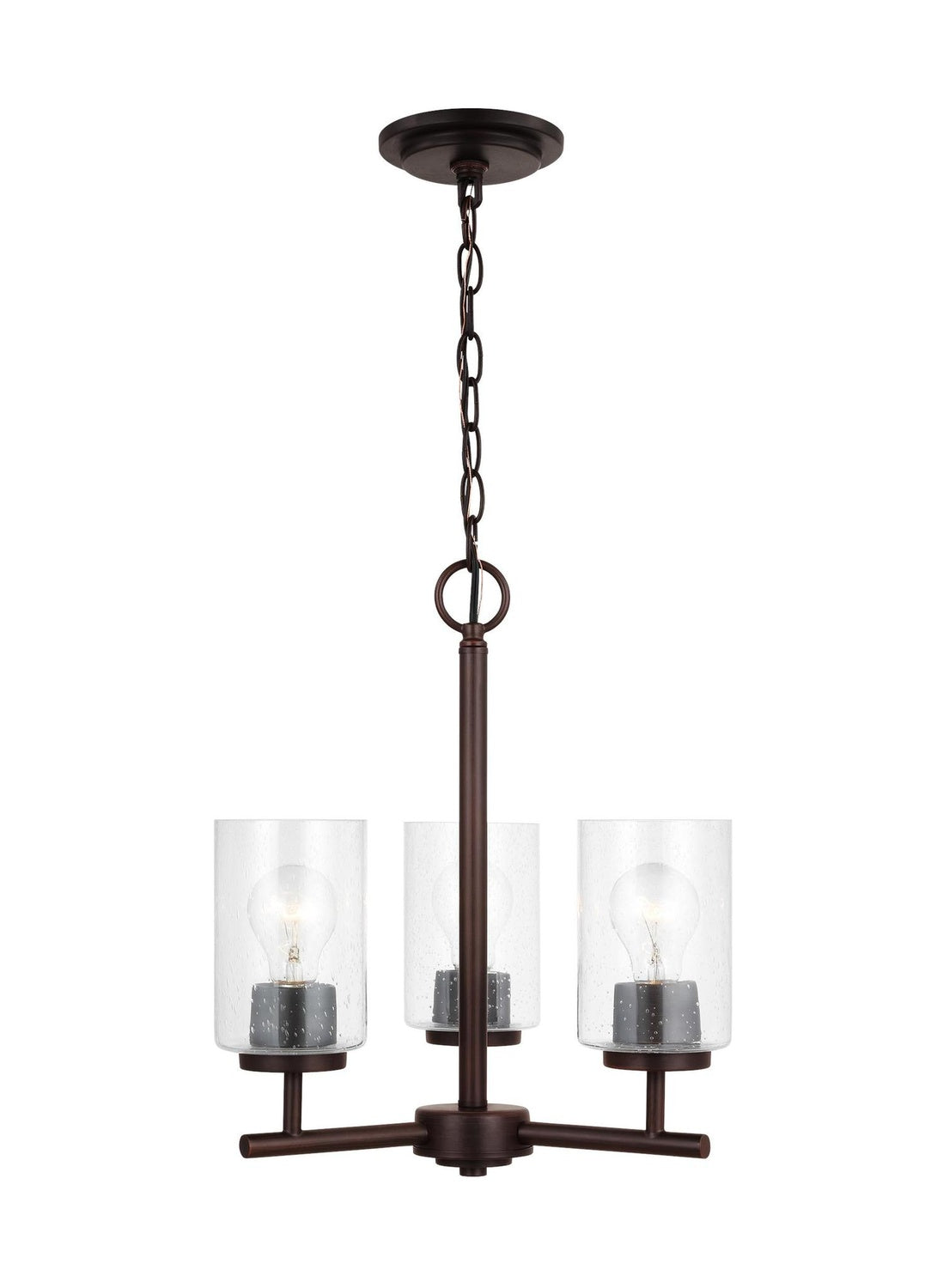 GENERATION LIGHTING, OSLO THREE LIGHT CHANDELIER, CHANDELIER LIGHT