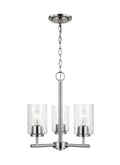 GENERATION LIGHTING, OSLO THREE LIGHT CHANDELIER, CHANDELIER LIGHT