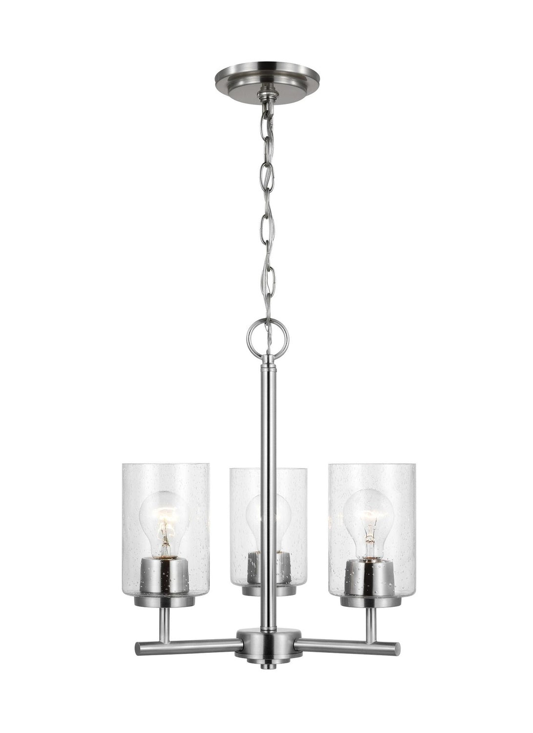 GENERATION LIGHTING, OSLO THREE LIGHT CHANDELIER, CHANDELIER LIGHT