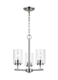 GENERATION LIGHTING, OSLO THREE LIGHT CHANDELIER, CHANDELIER LIGHT