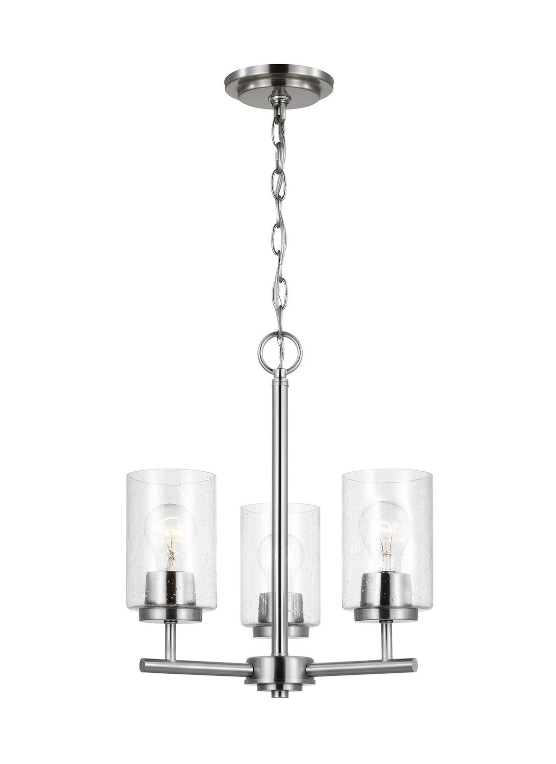 GENERATION LIGHTING, OSLO THREE LIGHT CHANDELIER, CHANDELIER LIGHT