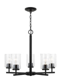GENERATION LIGHTING, OSLO FIVE LIGHT CHANDELIER, CHANDELIER LIGHT