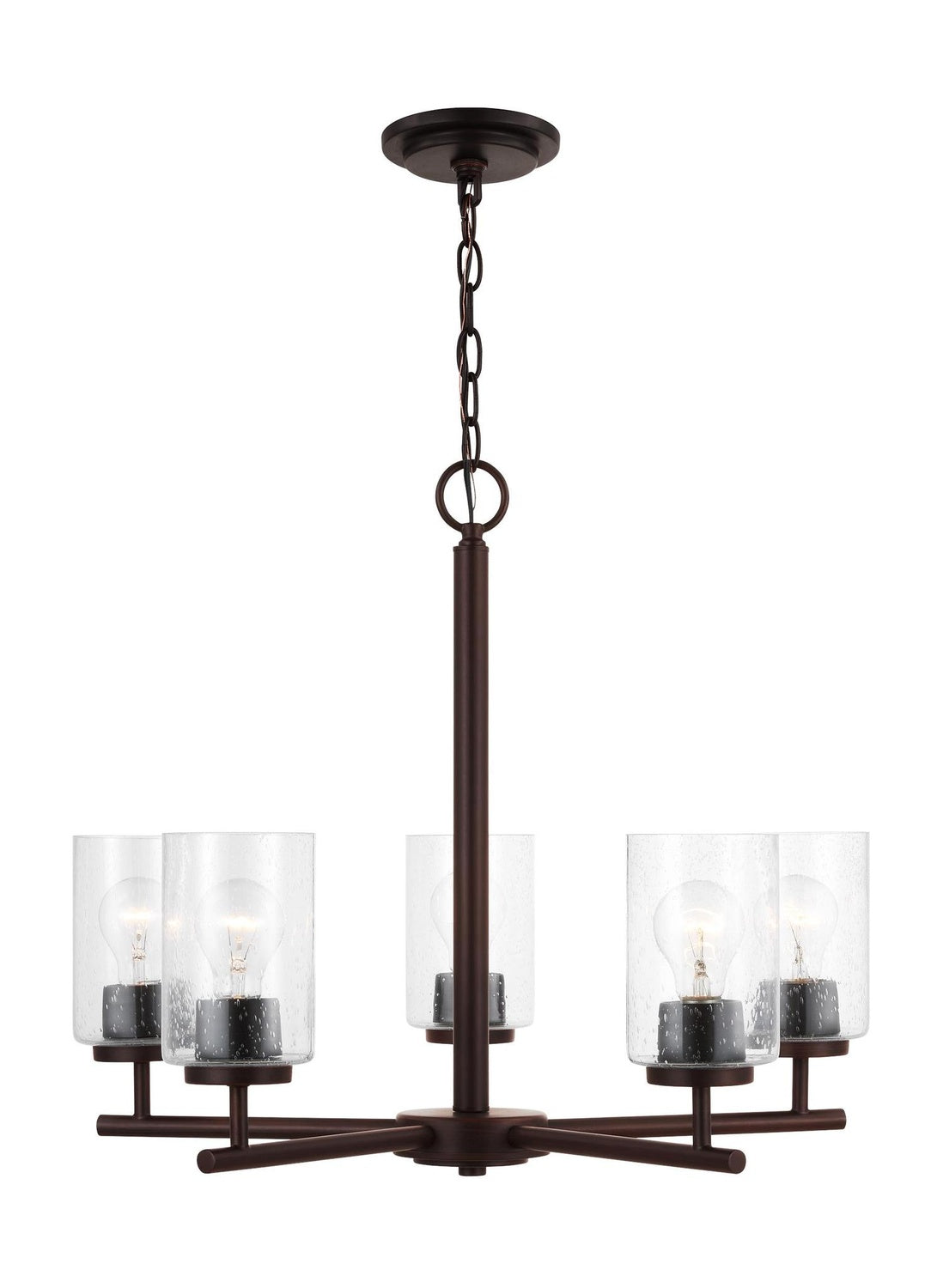 GENERATION LIGHTING, OSLO FIVE LIGHT CHANDELIER, CHANDELIER LIGHT
