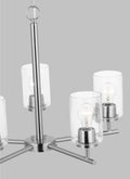 GENERATION LIGHTING, OSLO FIVE LIGHT CHANDELIER, CHANDELIER LIGHT