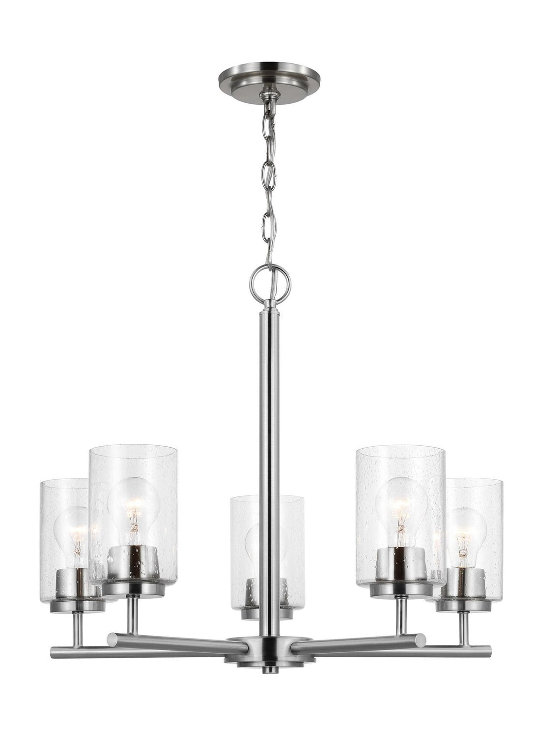 GENERATION LIGHTING, OSLO FIVE LIGHT CHANDELIER, CHANDELIER LIGHT