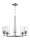 GENERATION LIGHTING, OSLO FIVE LIGHT CHANDELIER, CHANDELIER LIGHT