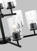 GENERATION LIGHTING, OSLO NINE LIGHT CHANDELIER, CHANDELIER LIGHT