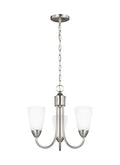 GENERATION LIGHTING, SEVILLE THREE LIGHT CHANDELIER, CHANDELIER LIGHT