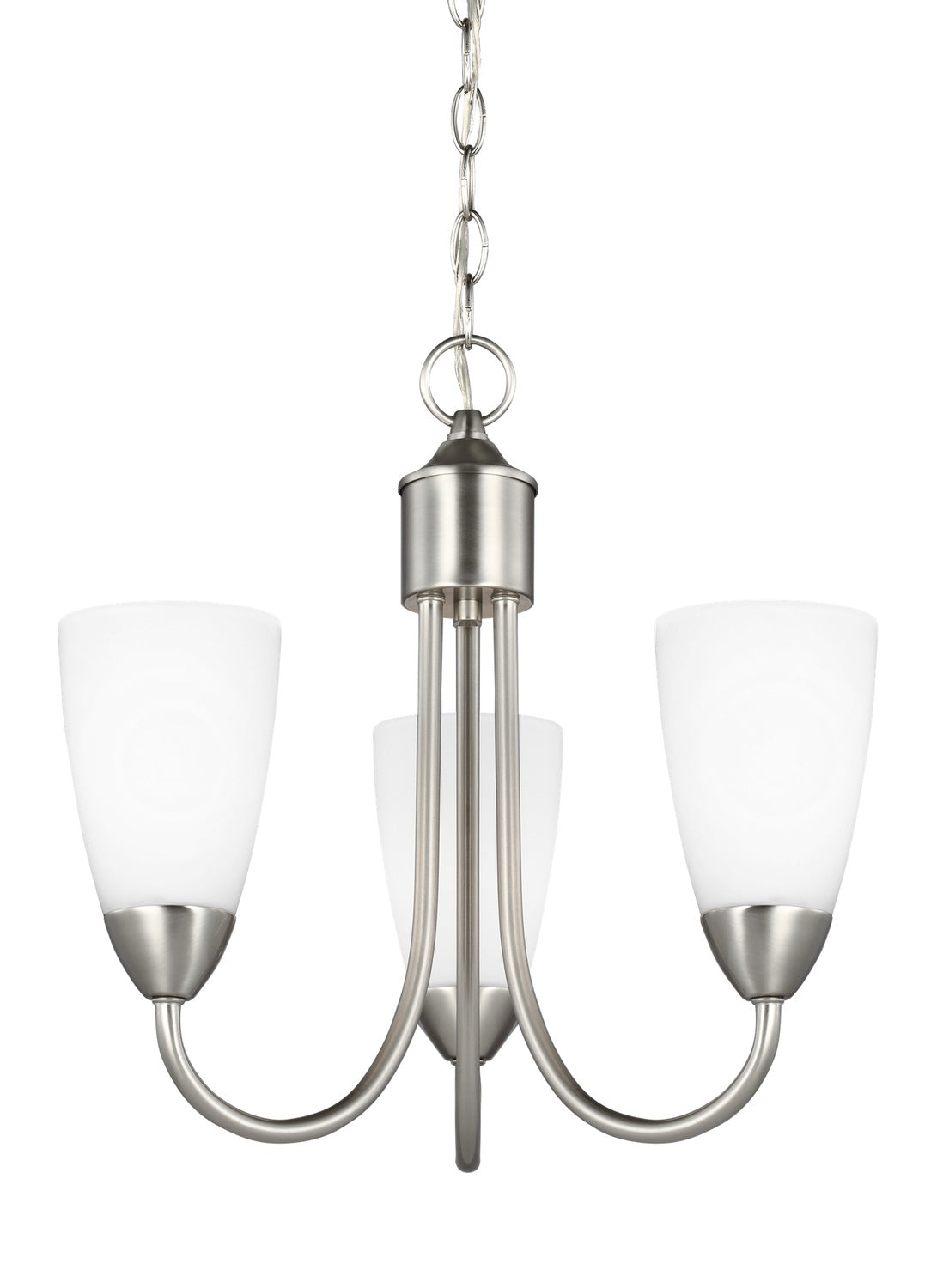 GENERATION LIGHTING, SEVILLE THREE LIGHT CHANDELIER, CHANDELIER LIGHT