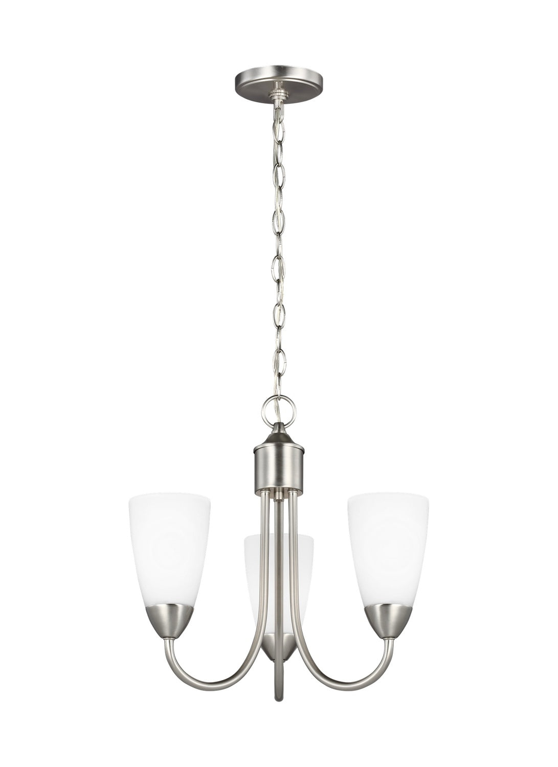 GENERATION LIGHTING, SEVILLE THREE LIGHT CHANDELIER, CHANDELIER LIGHT