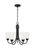 GENERATION LIGHTING, SEVILLE FIVE LIGHT CHANDELIER, CHANDELIER LIGHT