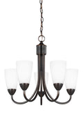 GENERATION LIGHTING, SEVILLE FIVE LIGHT CHANDELIER, CHANDELIER LIGHT