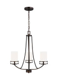 GENERATION LIGHTING, ROBIE THREE LIGHT CHANDELIER, CHANDELIER LIGHT