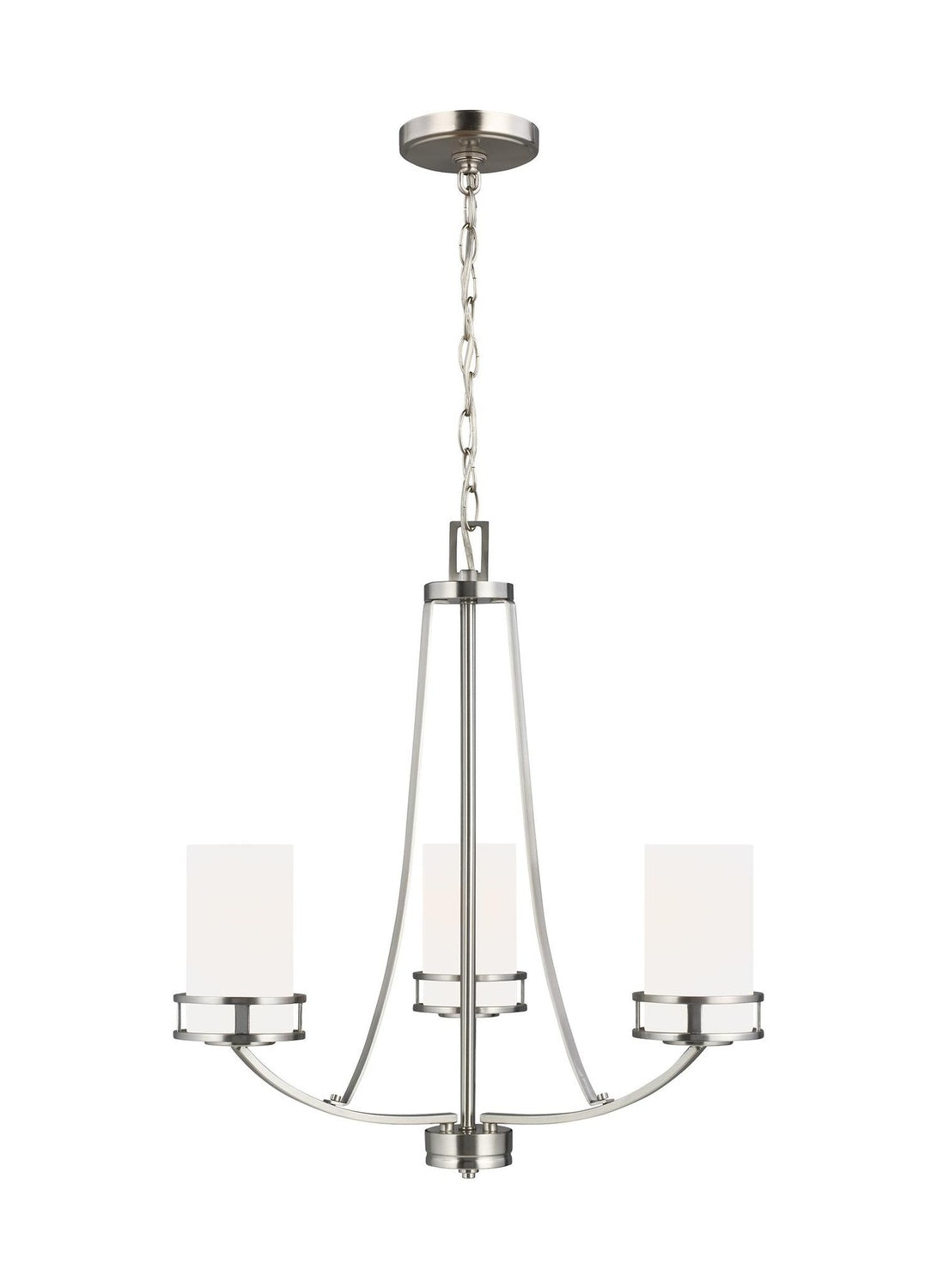 GENERATION LIGHTING, ROBIE THREE LIGHT CHANDELIER, CHANDELIER LIGHT