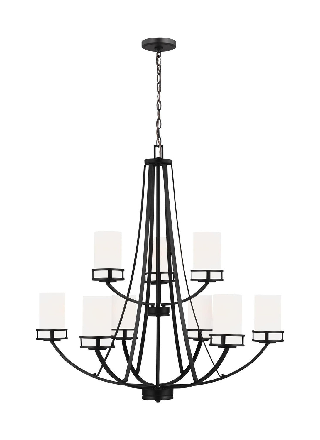 GENERATION LIGHTING, ROBIE NINE LIGHT CHANDELIER, CHANDELIER LIGHT