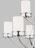 GENERATION LIGHTING, ROBIE NINE LIGHT CHANDELIER, CHANDELIER LIGHT