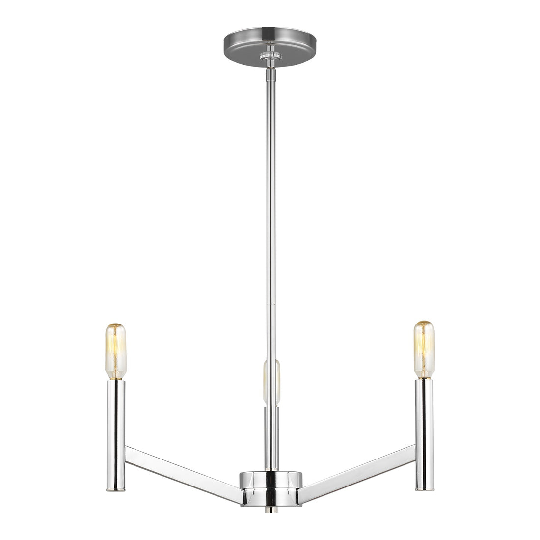 VISUAL COMFORT & CO., VECTOR THREE LIGHT CHANDELIER, CHANDELIER LIGHT