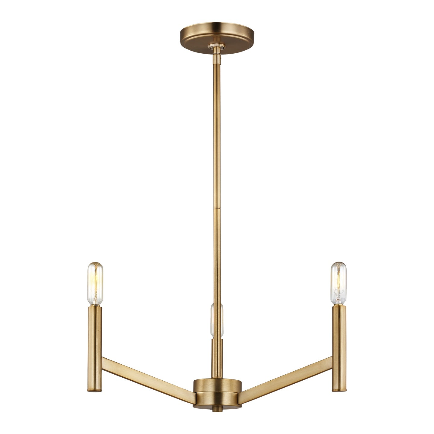 VISUAL COMFORT & CO., VECTOR THREE LIGHT CHANDELIER, CHANDELIER LIGHT