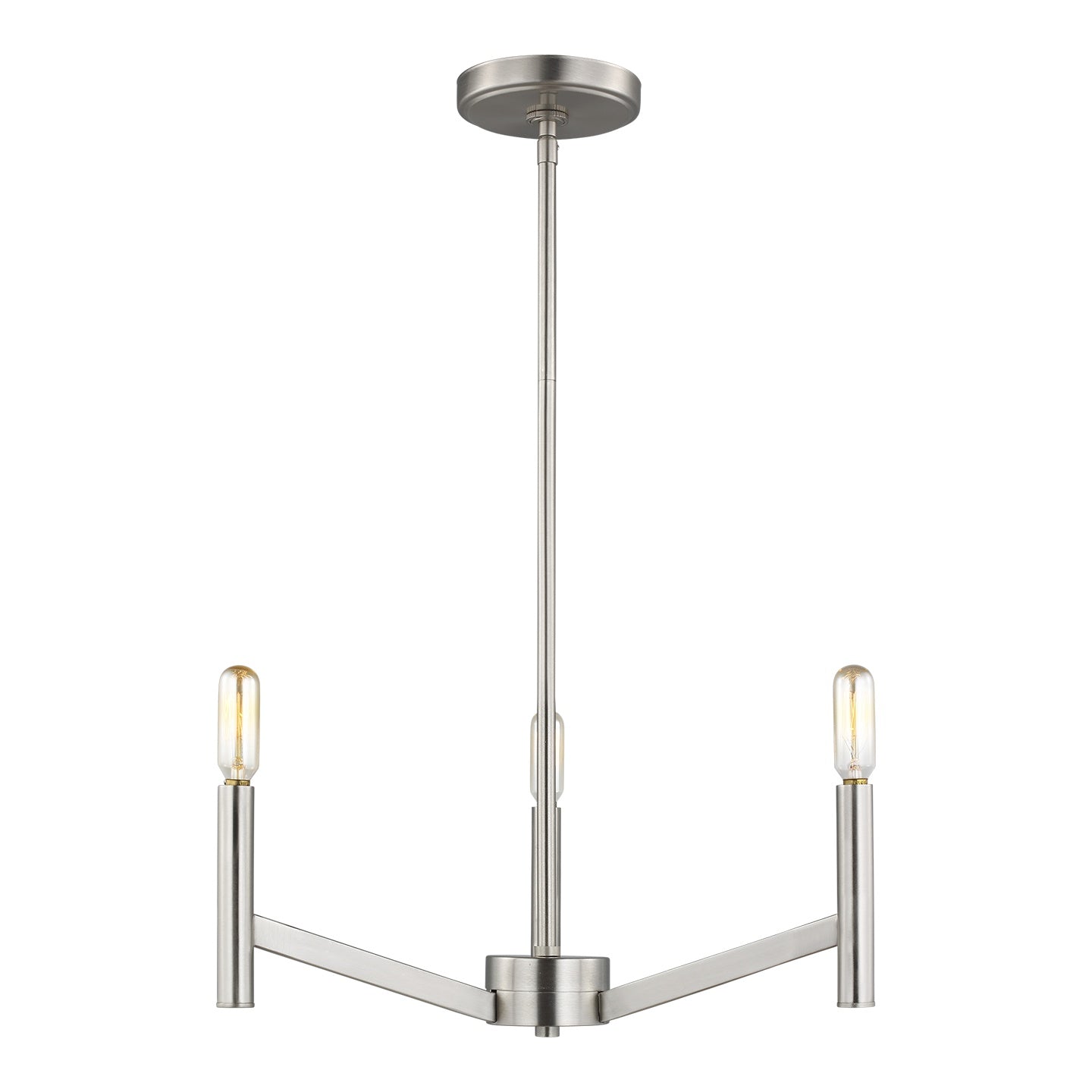VISUAL COMFORT & CO., VECTOR THREE LIGHT CHANDELIER, CHANDELIER LIGHT