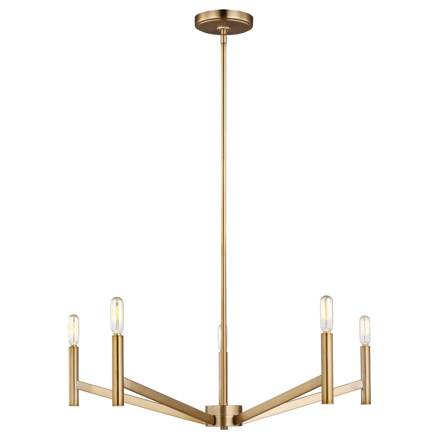 VISUAL COMFORT & CO., VECTOR FIVE LIGHT CHANDELIER, CHANDELIER LIGHT