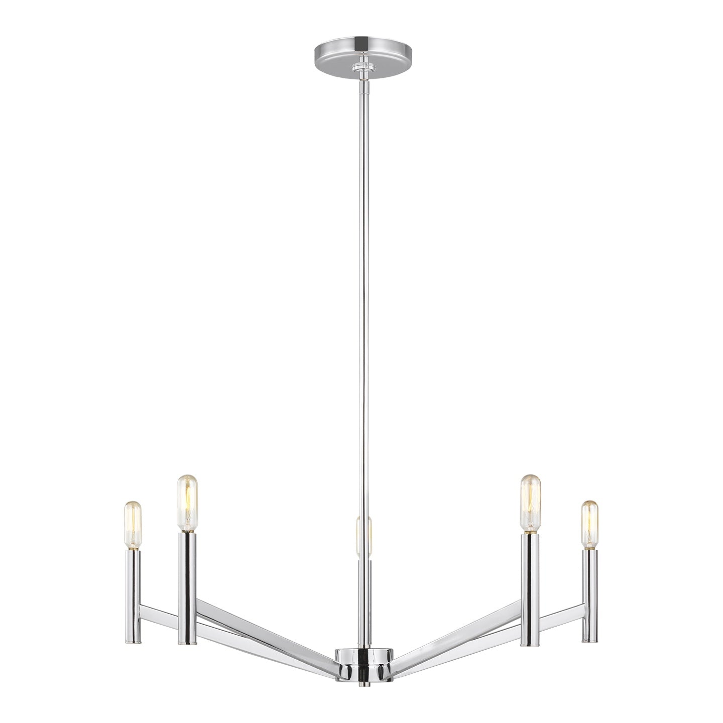 VISUAL COMFORT & CO., VECTOR FIVE LIGHT CHANDELIER, CHANDELIER LIGHT