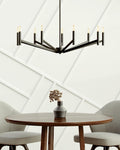 VISUAL COMFORT STUDIO, VECTOR NINE LIGHT CHANDELIER, CHANDELIER LIGHT