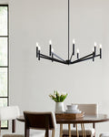 VISUAL COMFORT STUDIO, VECTOR NINE LIGHT CHANDELIER, CHANDELIER LIGHT