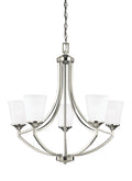 GENERATION LIGHTING, HANFORD FIVE LIGHT CHANDELIER, CHANDELIER LIGHT