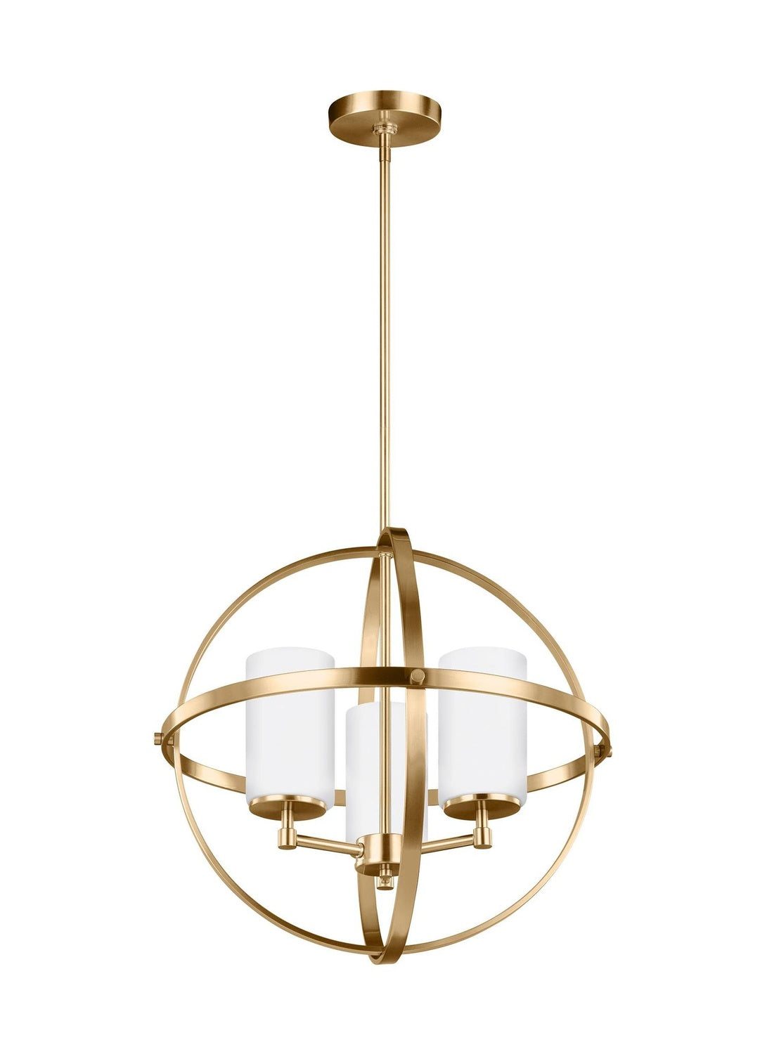 GENERATION LIGHTING, ALTURAS THREE LIGHT CHANDELIER, CHANDELIER LIGHT
