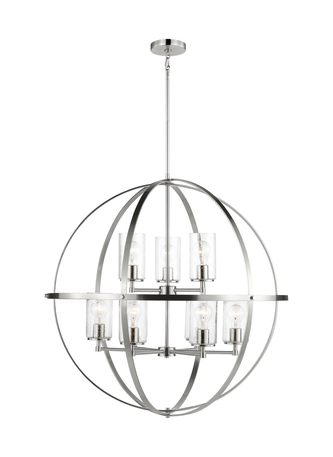 GENERATION LIGHTING, ALTURAS NINE LIGHT CHANDELIER, CHANDELIER LIGHT