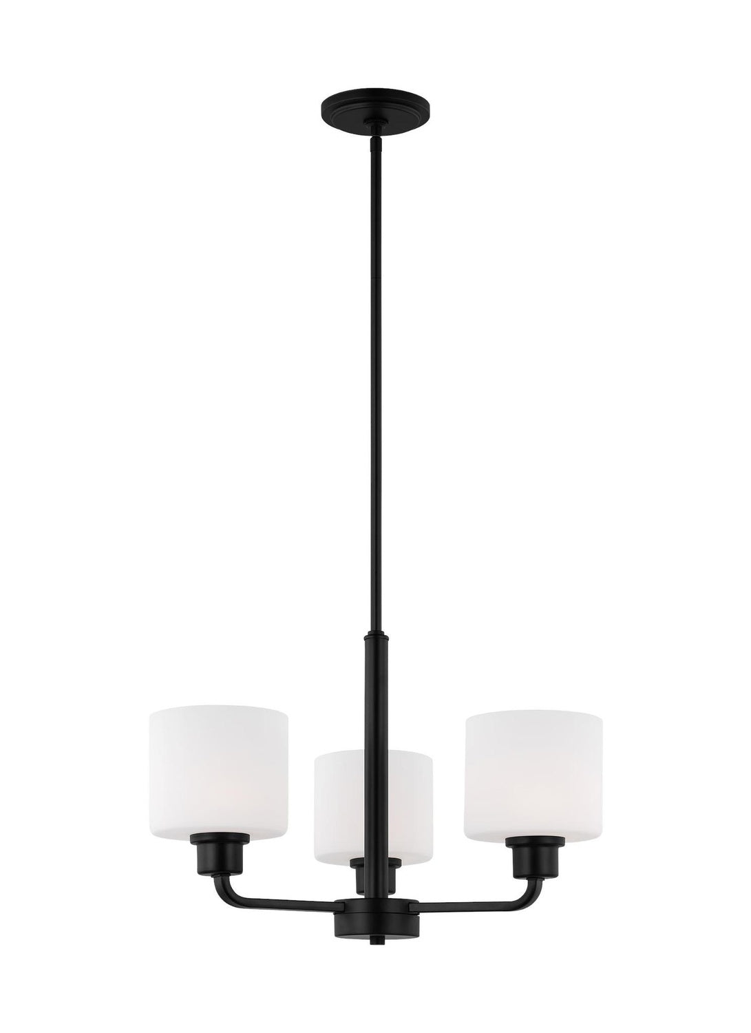 GENERATION LIGHTING, CANFIELD THREE LIGHT CHANDELIER, CHANDELIER LIGHT
