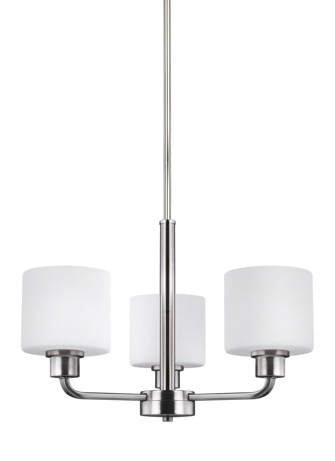 GENERATION LIGHTING, CANFIELD THREE LIGHT CHANDELIER, CHANDELIER LIGHT