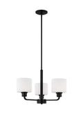 GENERATION LIGHTING, CANFIELD THREE LIGHT CHANDELIER, CHANDELIER LIGHT