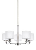 GENERATION LIGHTING, CANFIELD FIVE LIGHT CHANDELIER, CHANDELIER LIGHT