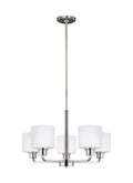 GENERATION LIGHTING, CANFIELD FIVE LIGHT CHANDELIER, CHANDELIER LIGHT