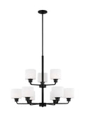 GENERATION LIGHTING, CANFIELD NINE LIGHT CHANDELIER, CHANDELIER LIGHT