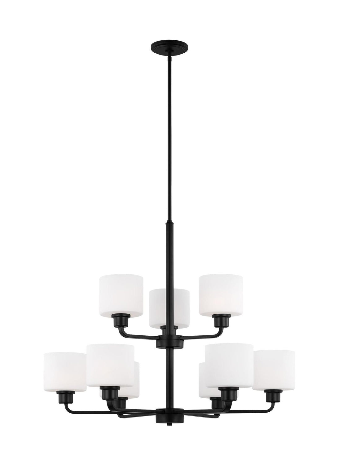 GENERATION LIGHTING, CANFIELD NINE LIGHT CHANDELIER, CHANDELIER LIGHT