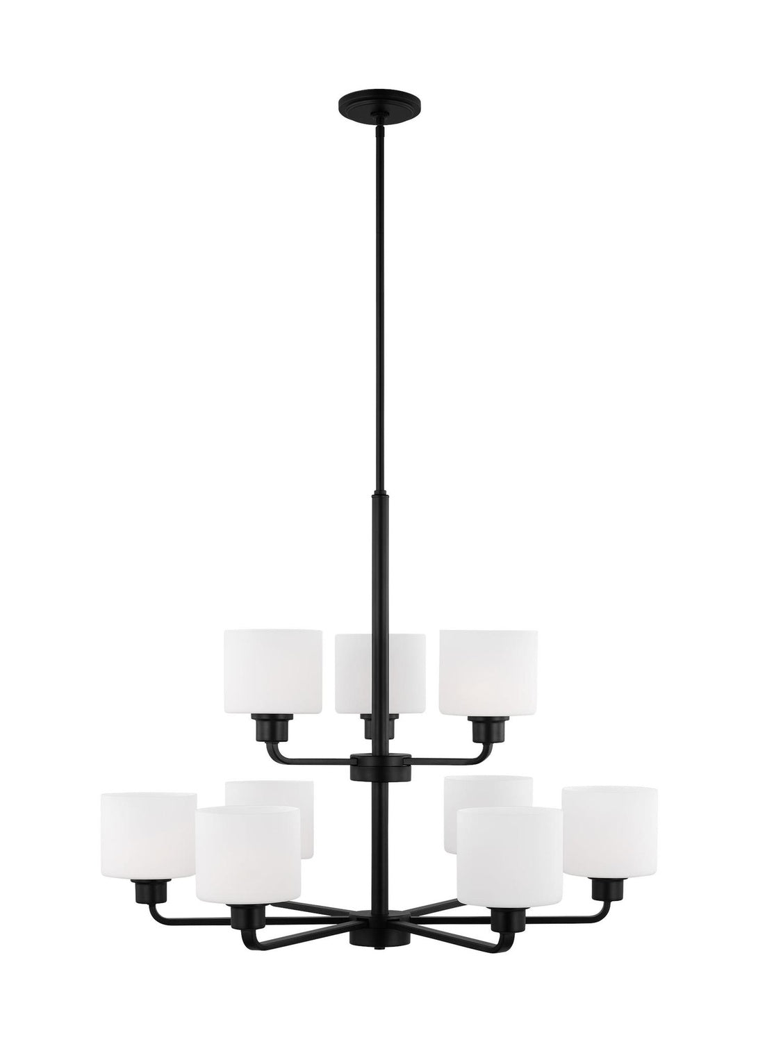 GENERATION LIGHTING, CANFIELD NINE LIGHT CHANDELIER, CHANDELIER LIGHT