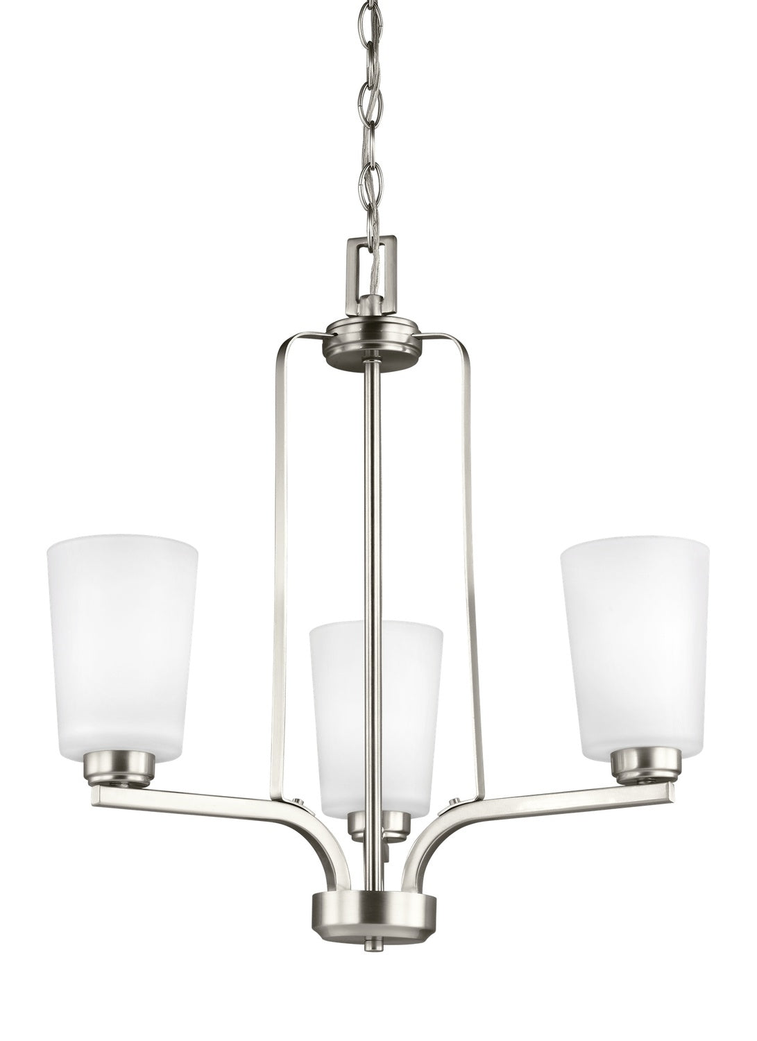 GENERATION LIGHTING, FRANPORT THREE LIGHT CHANDELIER, CHANDELIER LIGHT