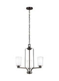 GENERATION LIGHTING, FRANPORT THREE LIGHT CHANDELIER, CHANDELIER LIGHT