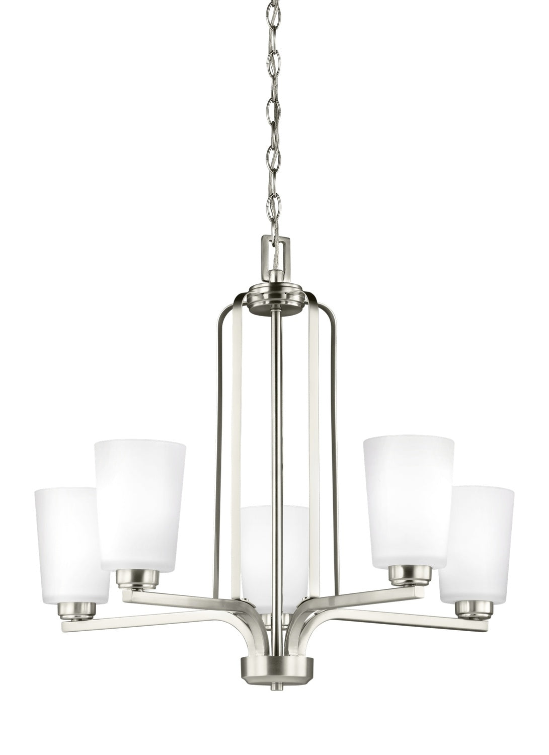 GENERATION LIGHTING, FRANPORT FIVE LIGHT CHANDELIER, CHANDELIER LIGHT