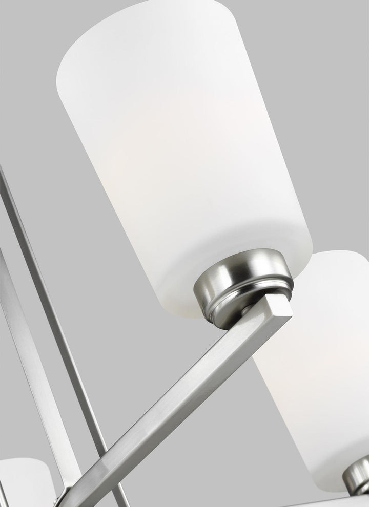 GENERATION LIGHTING, FRANPORT FIVE LIGHT CHANDELIER, CHANDELIER LIGHT